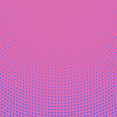Halftone circle pattern background - abstract vector graphic design from small dots