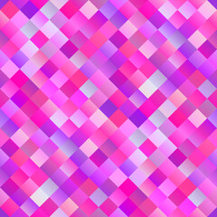 Geometrical gradient abstract square pattern background - geometric vector design