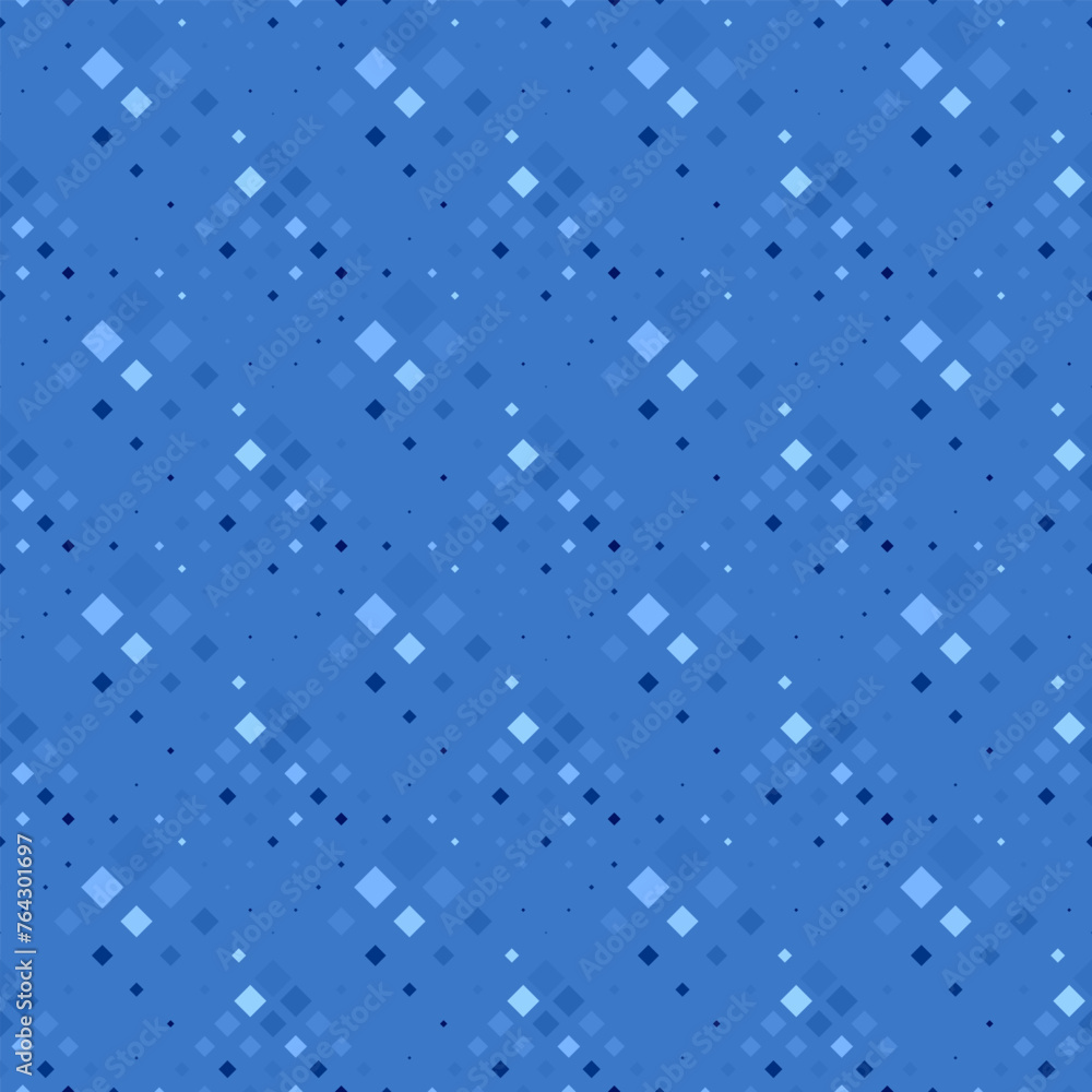 Poster abstract geometrical square pattern background - steel blue vector graphic design from diagonal squa