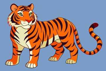 a tiger vector illustration 