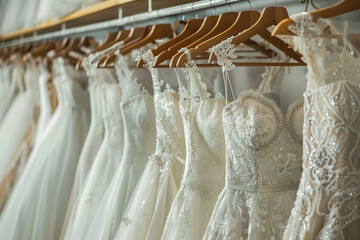 Bridal boutique: Wedding dresses, bridal accessories, and formal attire.