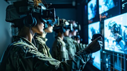 A cutting-edge ARVR development studio creating immersive experiences for training and education AI generated illustration