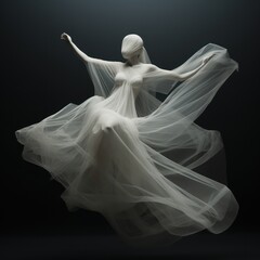 Fluid Elegance. Timeless Dance in Sculptural Flow