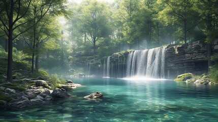 Tranquility by the Falls