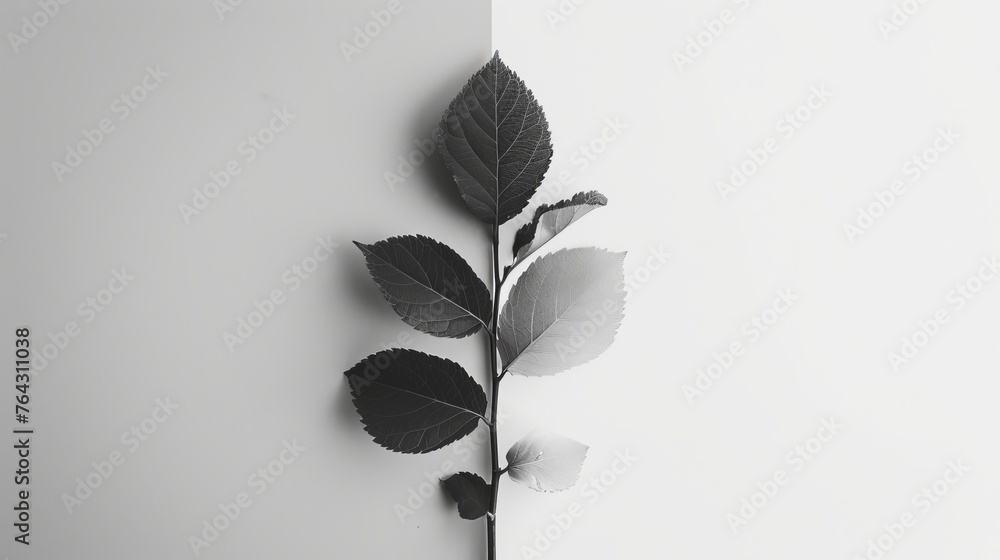 Aufkleber clever use of negative space in minimalist background ai generated illustration