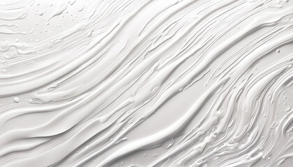 White waves texture acrylic painting background