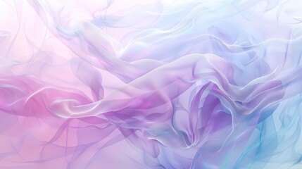 Fototapeta premium Ethereal beauty in gentle gradients AI generated illustration