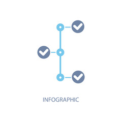 infographic concept line icon. Simple element illustration. infographic concept outline symbol design.