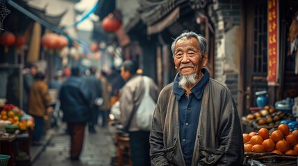 Fototapeta premium Chinese people Generative AI