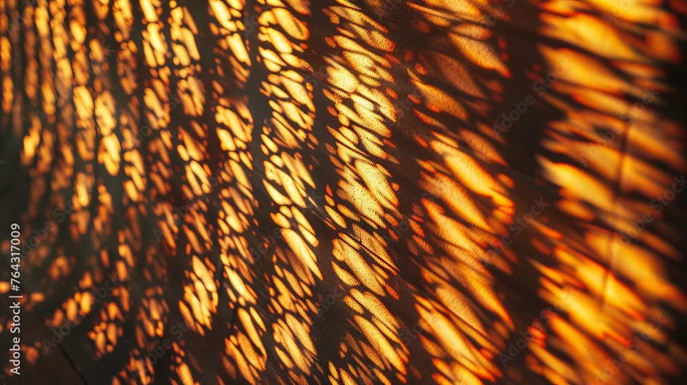 Poster intricate patterns of light and shadow on textured surface ai generated illustration