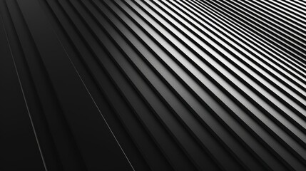 Obraz premium Minimalistic pattern of diagonal lines AI generated illustration