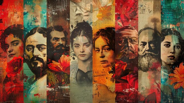 Greeting Card and Banner Design for Social Media or Educational Purpose of World Poetry Day Background