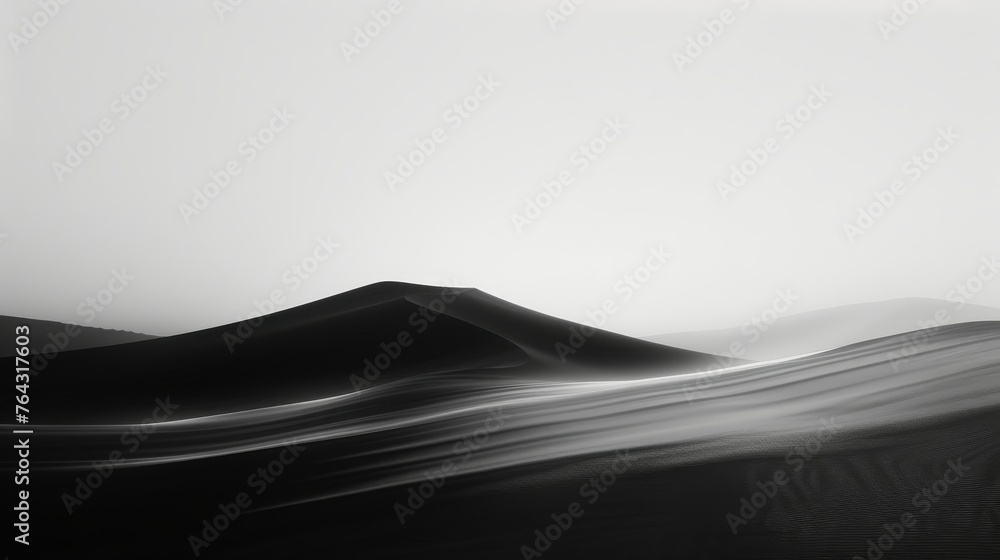 Poster simplistic lines creating a sense of depth ai generated illustration