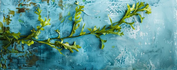 Seaweed sea background.
