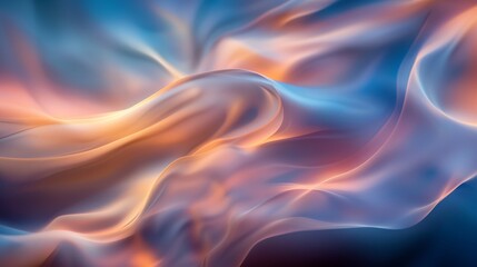 Fototapeta premium Soft blurred shapes resembling clouds AI generated illustration