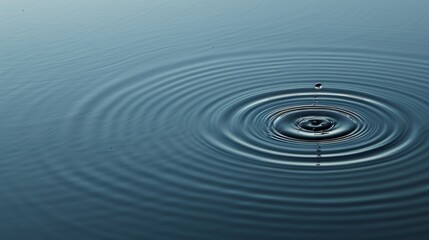 Soft ripples on the surface of a calm body of water  AI generated illustration