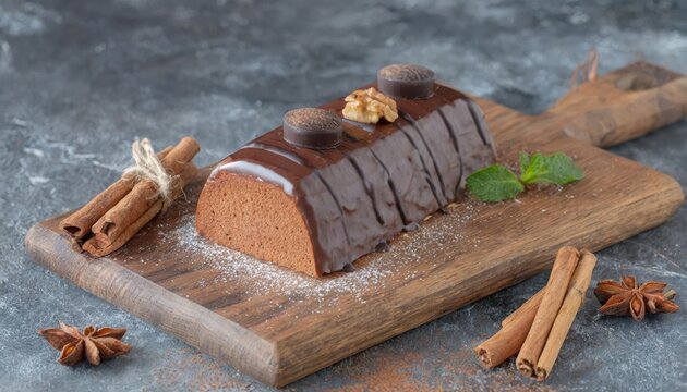 Generated image of chocolate cake