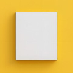 blank yellow note paper. Generative AI