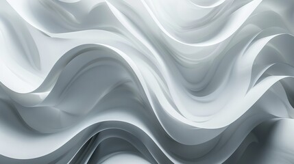 Sleek Grey and White Abstract Background for Modern Design Generative AI