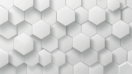 Minimalistic Honeycomb Vector: Wide Neutral Web Template Generative AI