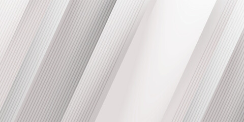 Obraz premium Abstract grey background poster with dynamic waves. technology network Vector illustration.Gray Background gradien light from studio backdrop use us Background light