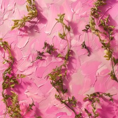 Algae pink background.