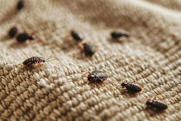 Exterminator in bed bug control treatment for pests
