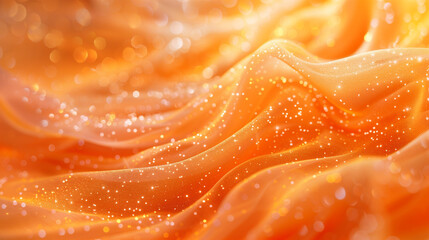 sweet orange wallpaper, milky and orange flow of glitter, cute wallpaper, shiny wallpaper, orange glitter