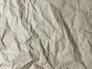 Brown Crumpled Paper Texture