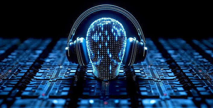 An Artificial Intelligence Entity Processing Sound and Music in a Digital Code Matrix, Generative AI