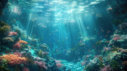 Sentient Ocean's Hidden Realm: The Majestic Coral and Pearl Cities of Merfolk