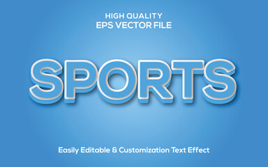Sports editable text effect