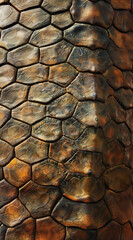 textured surface resembling dried, cracked earth or reptilian skin, with a range of brown tones