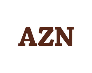 AZN Logo design vector template