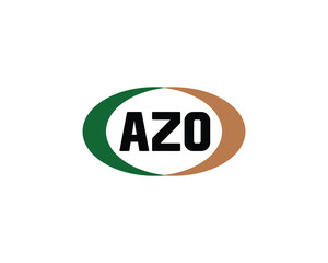 AZO logo design vector template