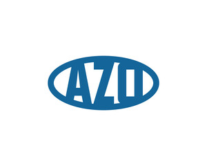 AZO logo design vector template