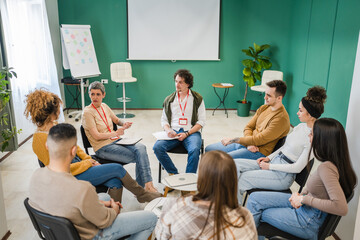 Support Group with Therapists solving problem