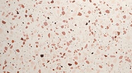 Terrazzo texture, floor and wall pattern. Marble and granite stone abstract background for decoration interior, top view.