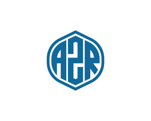 AZR logo design vector template