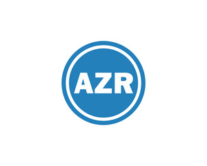 AZR logo design vector template