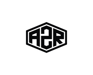 AZR logo design vector template