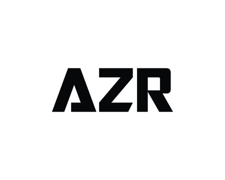 AZR logo design vector template