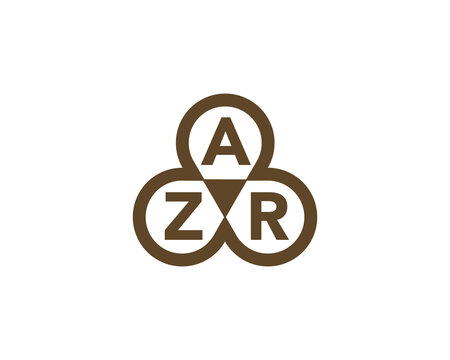 AZR logo design vector template