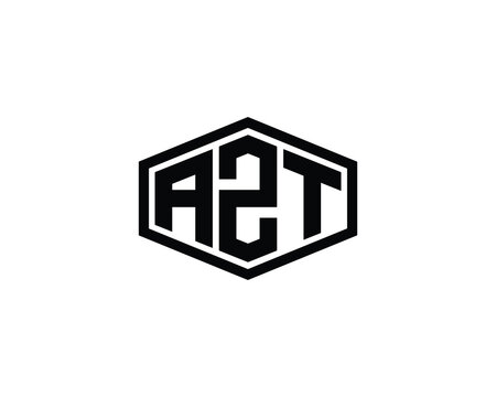 AZT logo design vector template