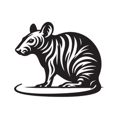 Retro Hairless Rat Silhouettes, Classic Hairless Rat Silhouettes,  Black and White Rat Illustration, Retro Rat Vector, Vintage Hairless Rat Illustration, Vintage Rat Silhouette,  Hairless Rat Silhouet