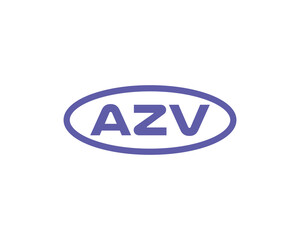 AZV Logo design vector template