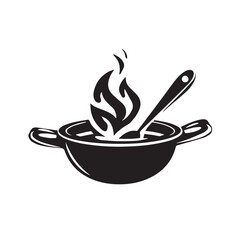 Pan in cartoon, doodle style . Image for t-shirt, web, mobile apps and ui. Isolated 2d vector illustration in logo, icon, sketch style, Eps 10, black and white. AI Generative