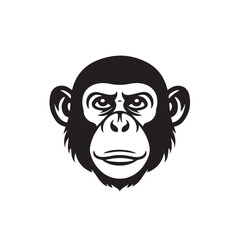 Monkey in cartoon, doodle style . Image for t-shirt, web, mobile apps and ui. Isolated 2d vector illustration in logo, icon, sketch style, Eps 10, black and white. AI Generative