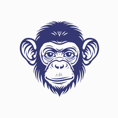 Fototapeta premium Monkey in cartoon, doodle style. Image for t-shirt, web, mobile apps and ui. Isolated 2d vector illustration in logo, icon, sketch style, Eps 10. AI Generative