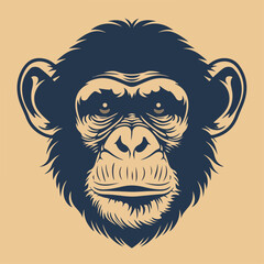 Obraz premium Monkey in cartoon, doodle style. Image for t-shirt, web, mobile apps and ui. Isolated 2d vector illustration in logo, icon, sketch style, Eps 10. AI Generative